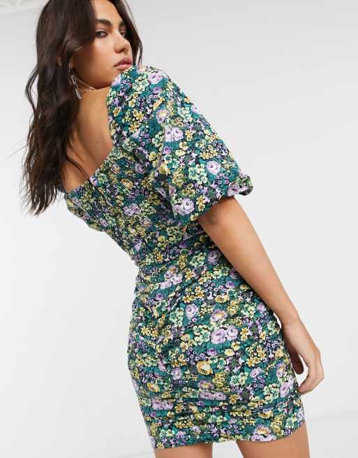 Robe bershka fleuri new arrivals