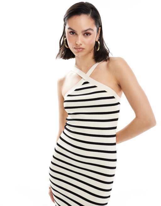 Robe a rayure bershka clearance