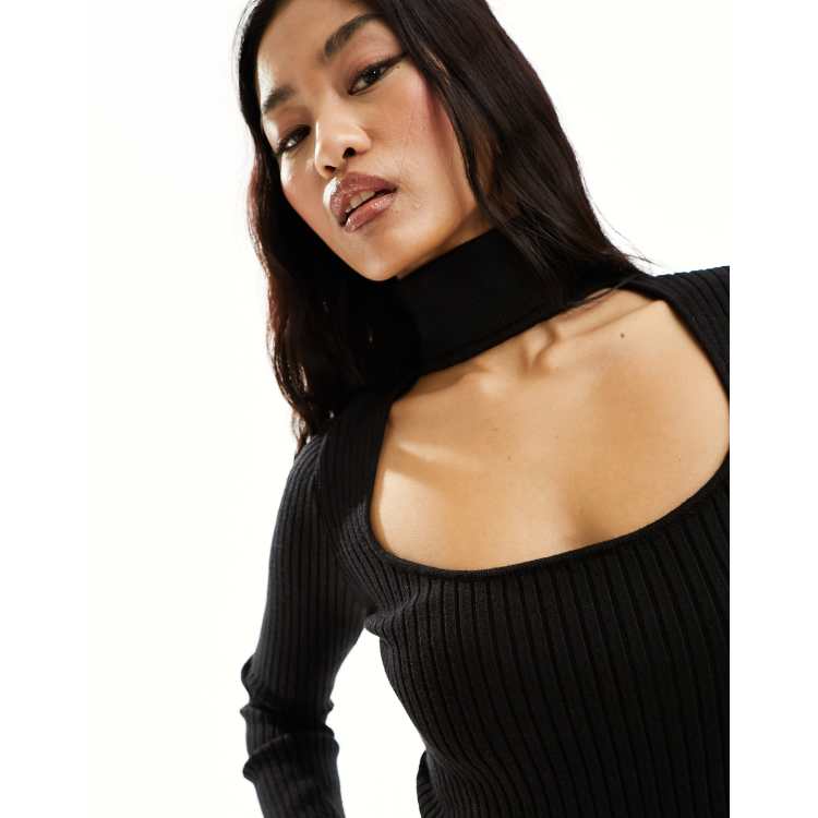Choker on sale sweater top