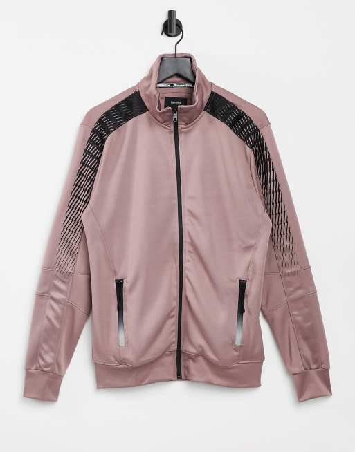 Bershka – Różowa kurtka dresowa, część zestawu