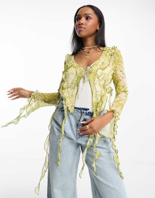 BERSHKA Yellow Mini Size Small Would Fit, 42% OFF