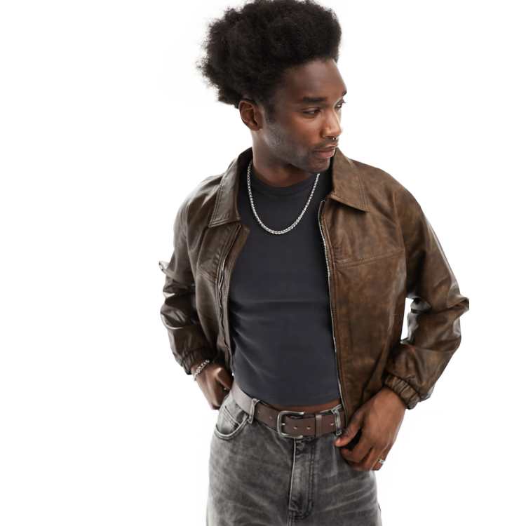 Rustic 2025 leather jacket