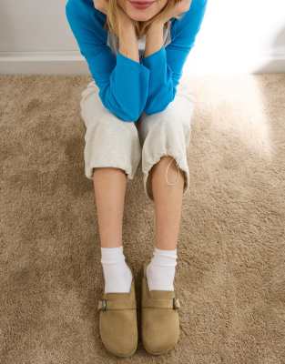 Sabots avec boucle - Beige-Neutre 40