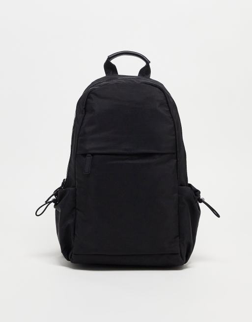 Bershka Sac dos avec bandouli re Noir