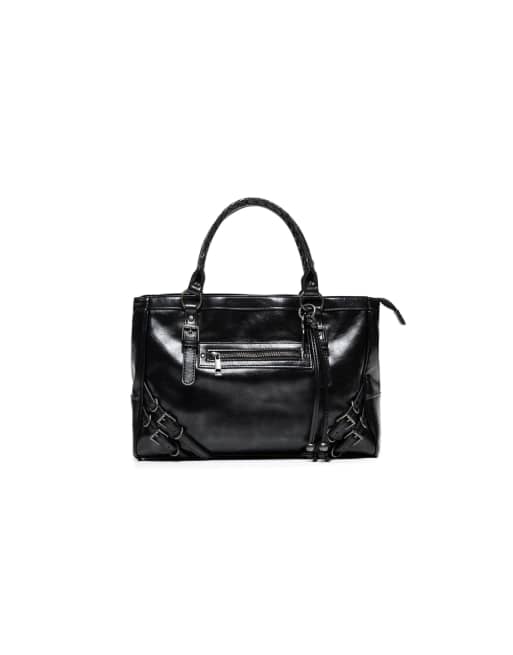 Bershka - Sac à fermeture éclair et boucle - Noir, 5 de 5