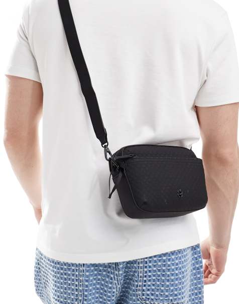 Bershka - Sac à logo monogramme - Noir - view 1