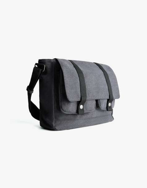 Bershka - Sac avec poches sur le devant - Noir - view 1