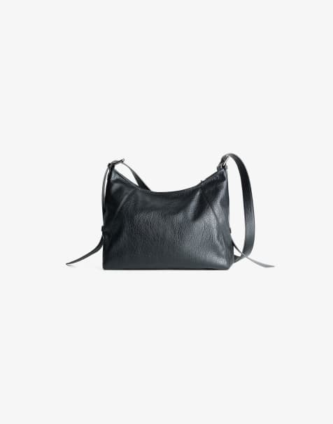 Bershka - Sac bandoulière en similicuir - Noir - view 1
