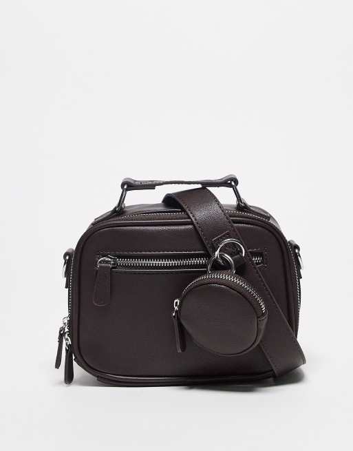 Bershka - Sac bandouli?�re - Marron | ASOS