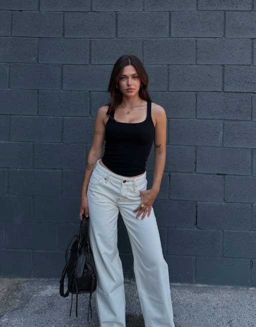 Bershka - Sac bowling effet usé à lanières - Noir, 4 de 4