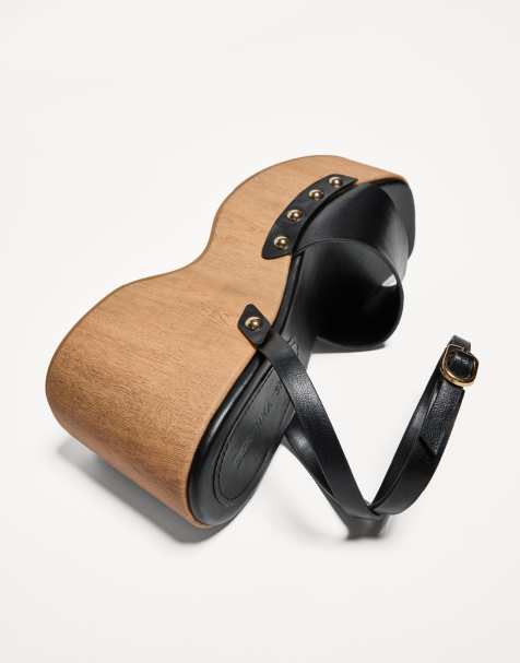 Chaussures Compensées Noires APT 9 - Bout Ouvert - Taille 6.5 M (US 7 M) - Neuves Sans Boîte