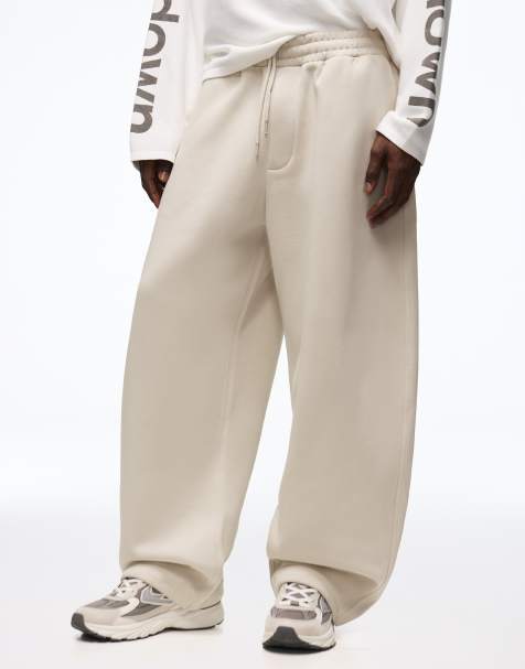 Bershka - Sandfarvede joggingbukser med ballonben - view 1