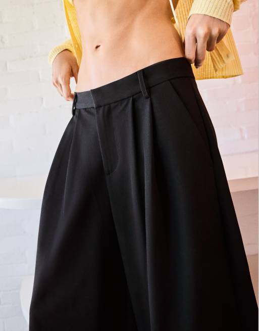 Bershka – Sarouel-Hose in Schwarz, 3 von 4