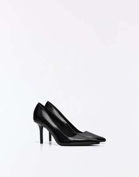Bershka scarpe con tacco nere - view 1