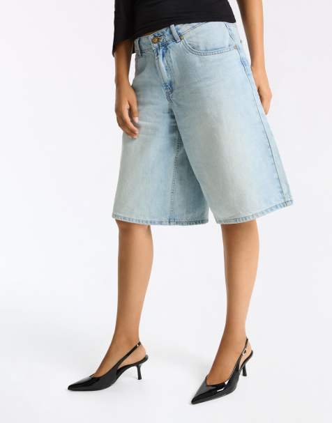 Bershka Schuhe mit Kitten-Heel in Schwarz - view 1