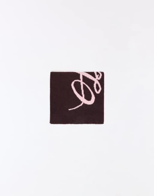 Bershka sciarpa grafica nera, 2 di 4