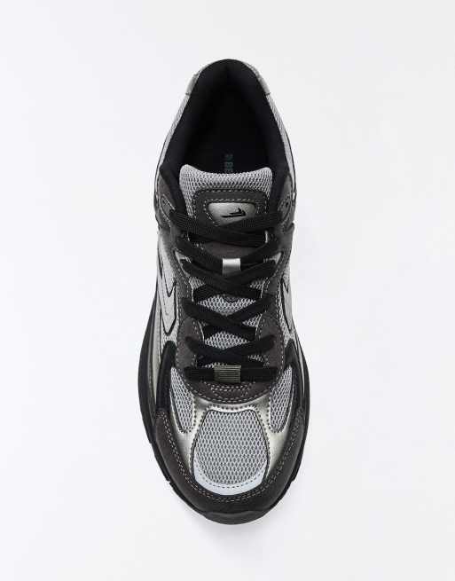 Bershka semelle intérieure de sport multi-pièces noire, 4 de 6