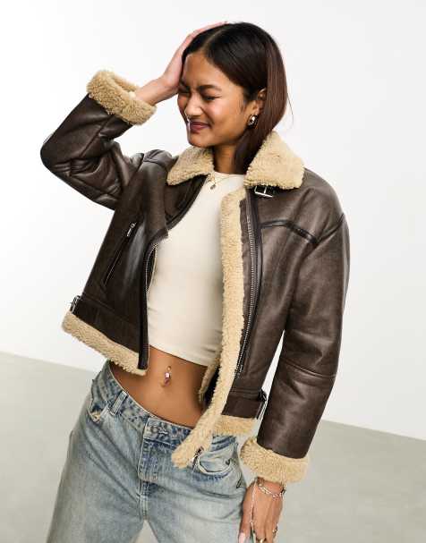 Monogram Flower Leather Down Jacket - Ready to Wear