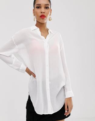 bershka white shirt