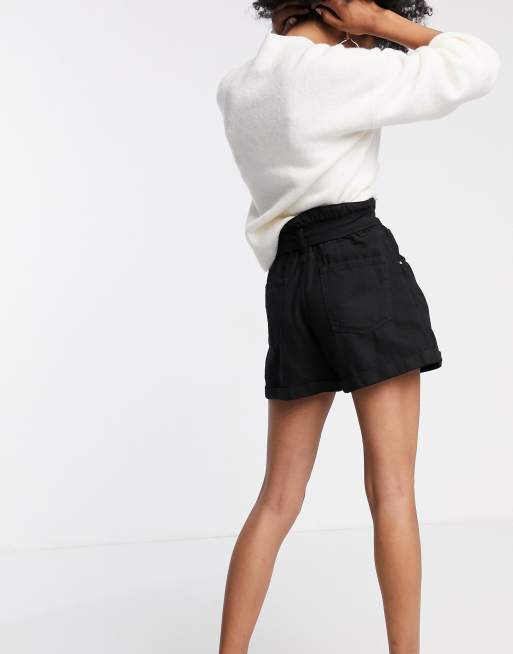 Short taille haute discount bershka