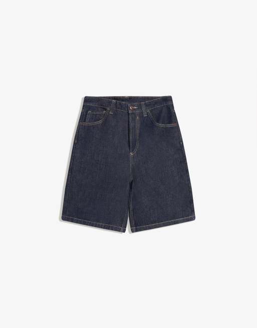 Bershka - Short en jean baggy - Bleu, 5 de 6