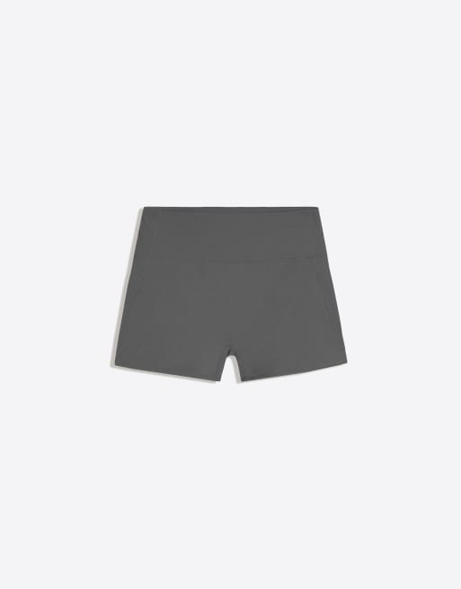 Bershka short en tissu technique gris, 6 de 6