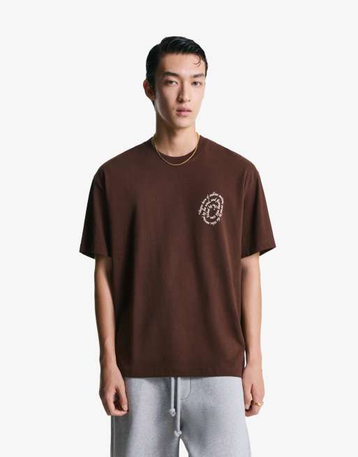 Tシャツ・カットソー BROWNBREATH SPREADING POCKET TEE BROWN BJMMST017BR SPREADING POCKET TEE - BROWN - Brownbreath Online Store