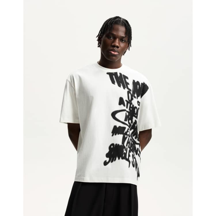 【BERSHKA】SHORT SLEEVE Tシャツ ベルシュカ Short sleeve T-shirt with contrasting details - COMBO WINS