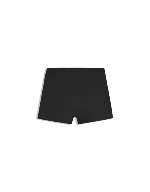 Bershka shorts in tessuto tecnico neri, 2 di 2