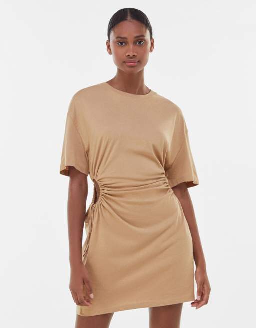 Camel t shirt dress hotsell