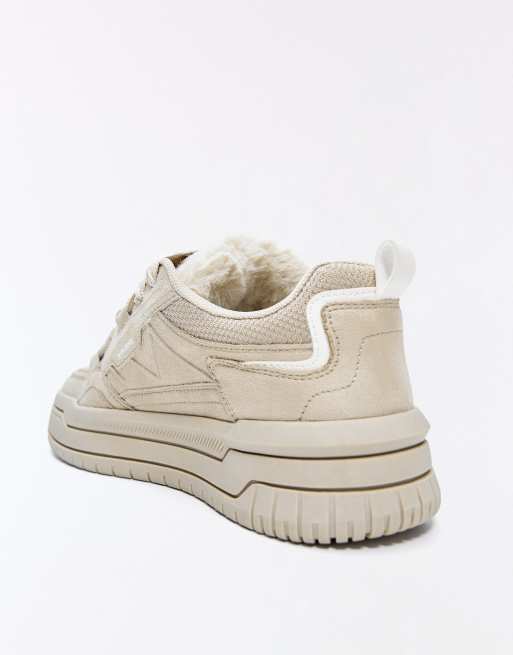 Bershka Skate-Sneaker in Hellbraun, 7 von 7