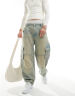 COLLUSION knitted crew neck sweater in ecru