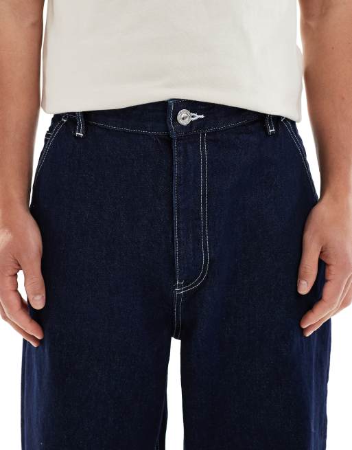 Bershka – Skater Fit Jeans in Indigo