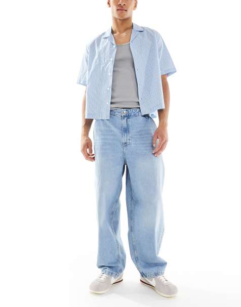 Bershka skater jean in authentic blue - view 1