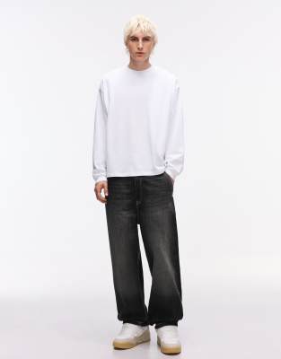 Skater-Jeans in Schwarz Schwarz 36