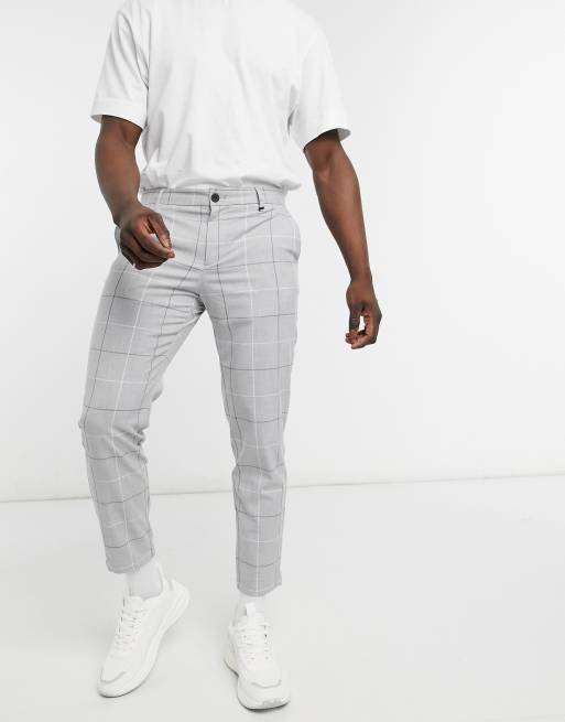 Pantalon carreaux homme online bershka