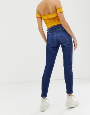 navy jeans skinny