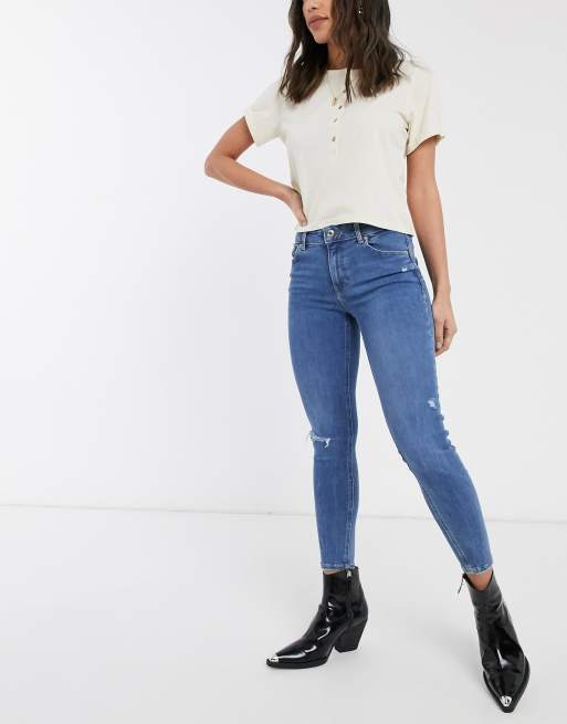 Bershka denim jeans push hot sale up