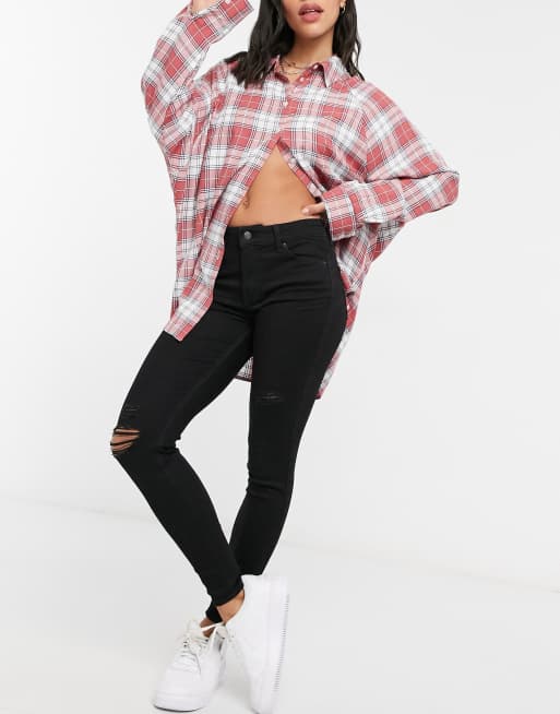 Skinny cropped fit on sale bershka