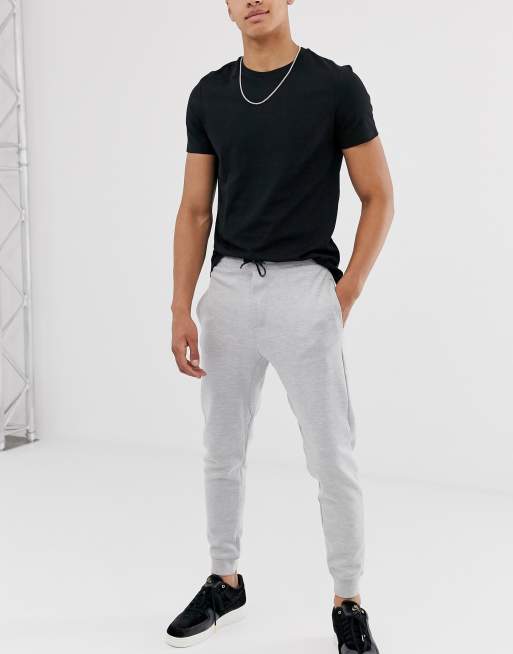 Fitted store grey joggers