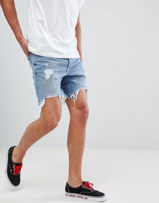 asos jean shorts mens
