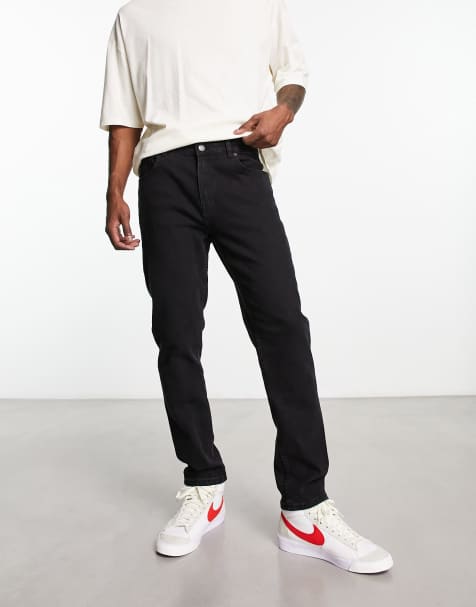 Bershka slim fit jeans in black - view 1
