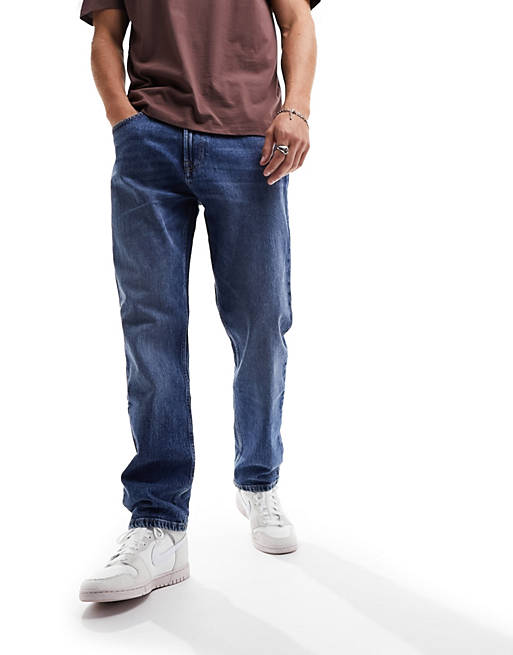 Bershka slim jeans in blue | ASOS