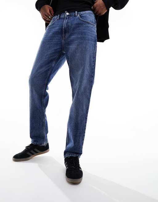 Bershka slim jeans in blue