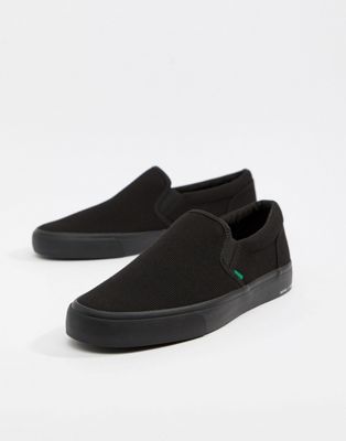 Bershka Slip On Sneaker in Black | ASOS