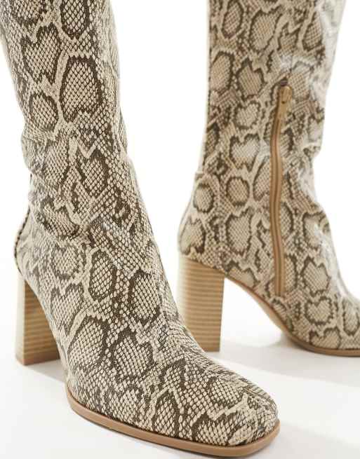 Miss selfridge snakeskin boots best sale