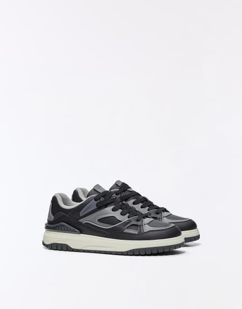 Bershka sneakers chunky multipiece nere - view 1