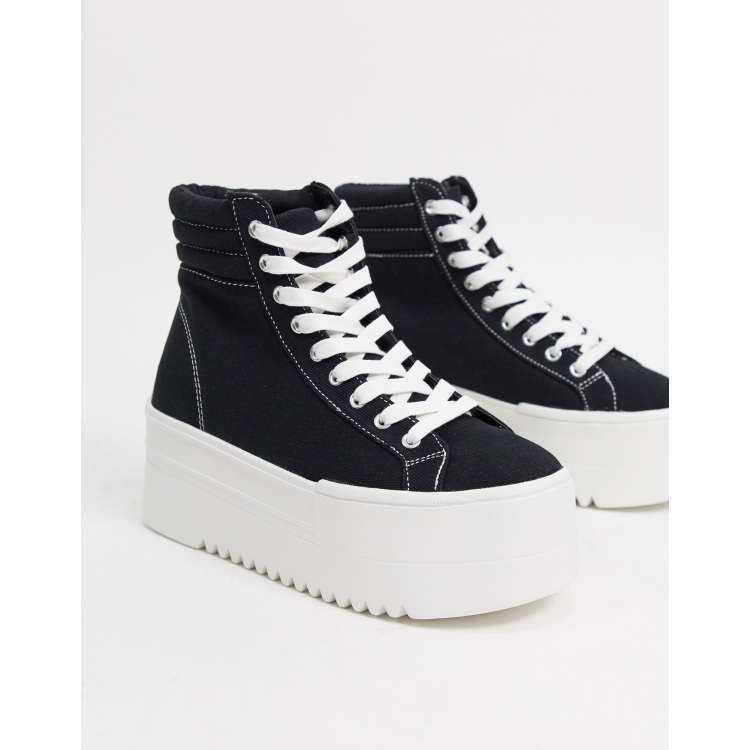 Bershka platform shoes online