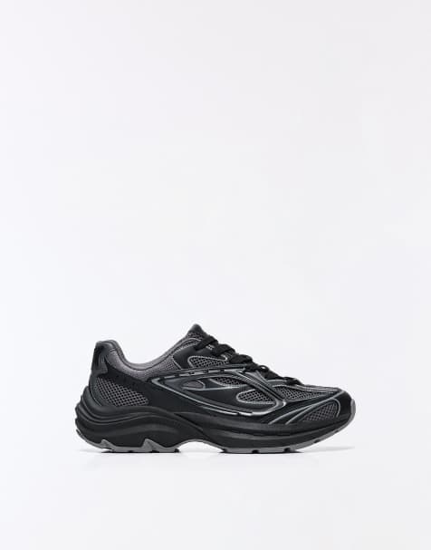 Bershka - Sneakers nere con suola spessa - view 1