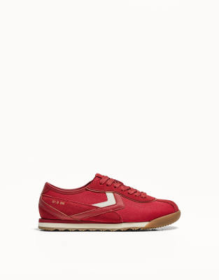 Bershka - Sneakers rétro rosse - view 1